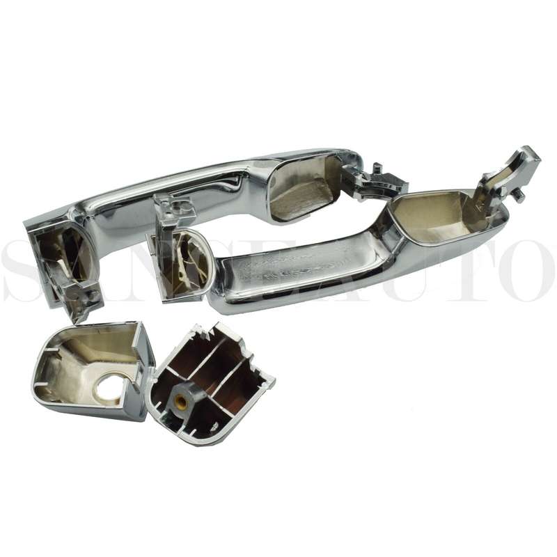 2pcs Front Pair Chrome Exterior Door Handle For 10-16 Toyota 4Runner Lexus GX460