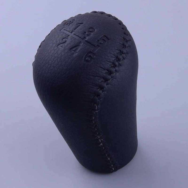 Black Leather Gear Shift Knob Fit For Toyota Yaris RAV4 Prado Lexus IS250 LS430