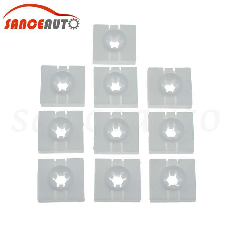 10Pcs Rocket Molding Clips 0009912098 For Mercedes Smart Fortwo 451 2007-2018