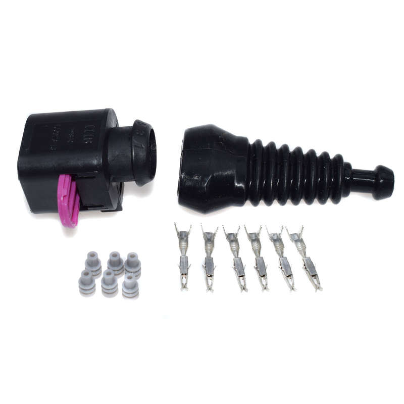 New 1J0973713 For VW PASSAT JETTA GTI AUDI 6 Pin Sealed Female JPT Connector Kit