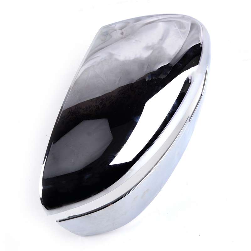 2x Chrome Rearview Mirror Cover Cap Overlay fit for Nissan Rogue X-trail 2014-17