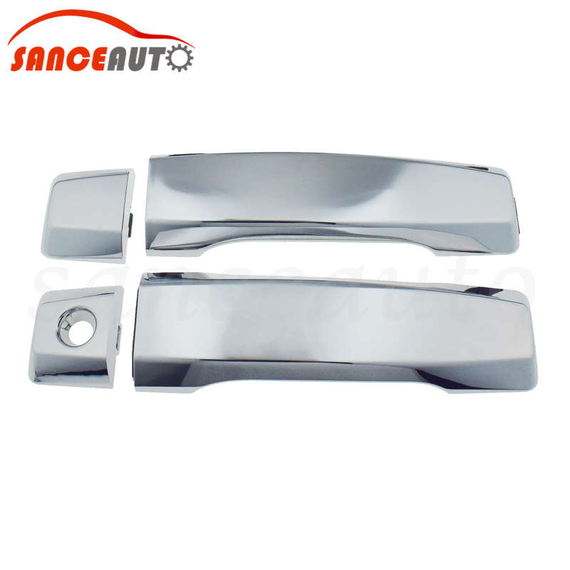 Front LH RH 2PC Outside Door Handle For 04-15 Nissan Titan Armada 04-10 Infiniti