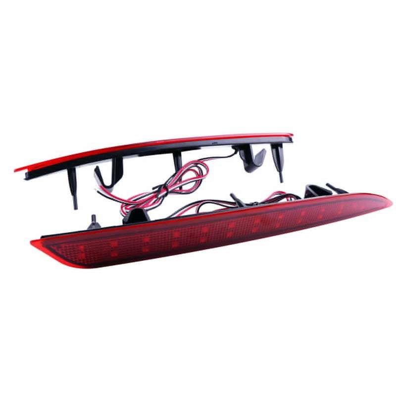 1Pair Rear Bumper Brake Lights Reflector Fit for Vauxhall Astra J 2009-2015