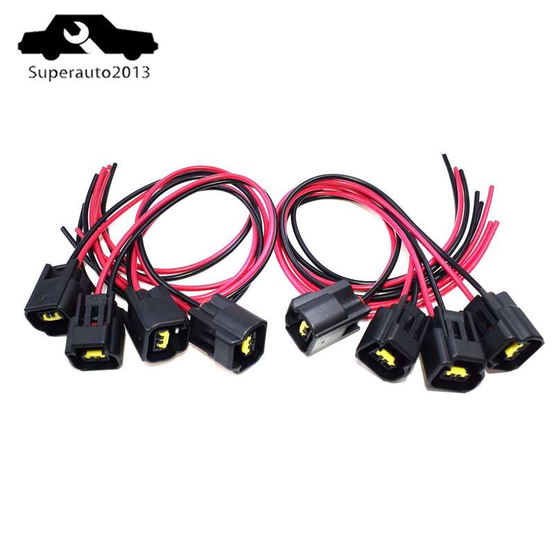 1P1258 New 8PCS Crankshaft Position Sensor Connector / Ignition Coil For Ford