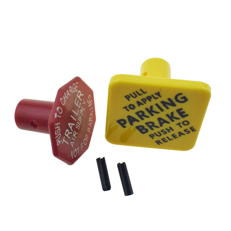 Parking Brake Valve W/Trailer Air Supply Knob Set 248433 290655 For Universal