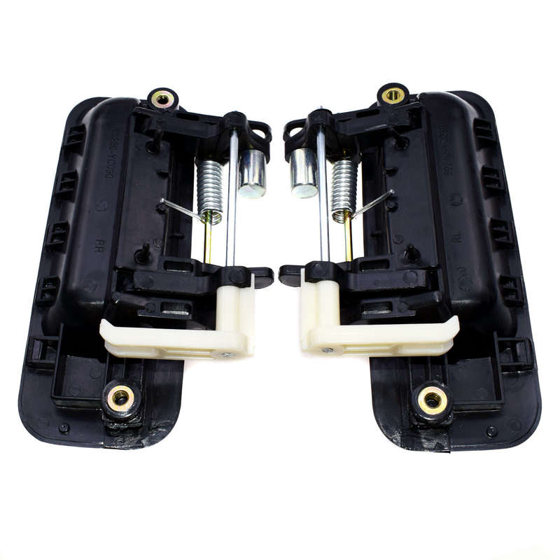 Pair Black Rear Left & Right Outside Exterior Door Handle For Toyota Camry 97-01