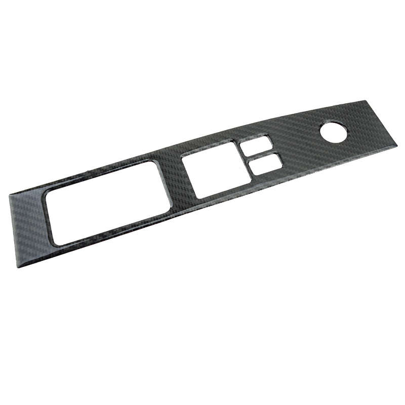 Carbon Fiber Window Lift Switch Panel Cover Fit for Nissan 350Z 2003-2009