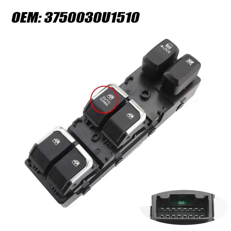 Window Control Switch for JAC S5 T6 Power Window Master Switch 3750030U1510