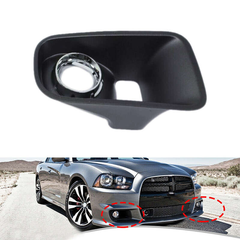 Right Front Fog Light Cover Trim Bezel Part Fit For Dodge Charger SRT-8 2012-15