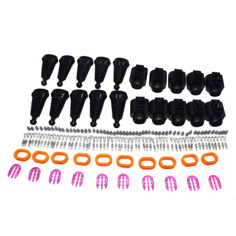 10 SETS 6 Pin Temp Sensor Plug Wire Female Connector For VW AUDI 1J0973713 New