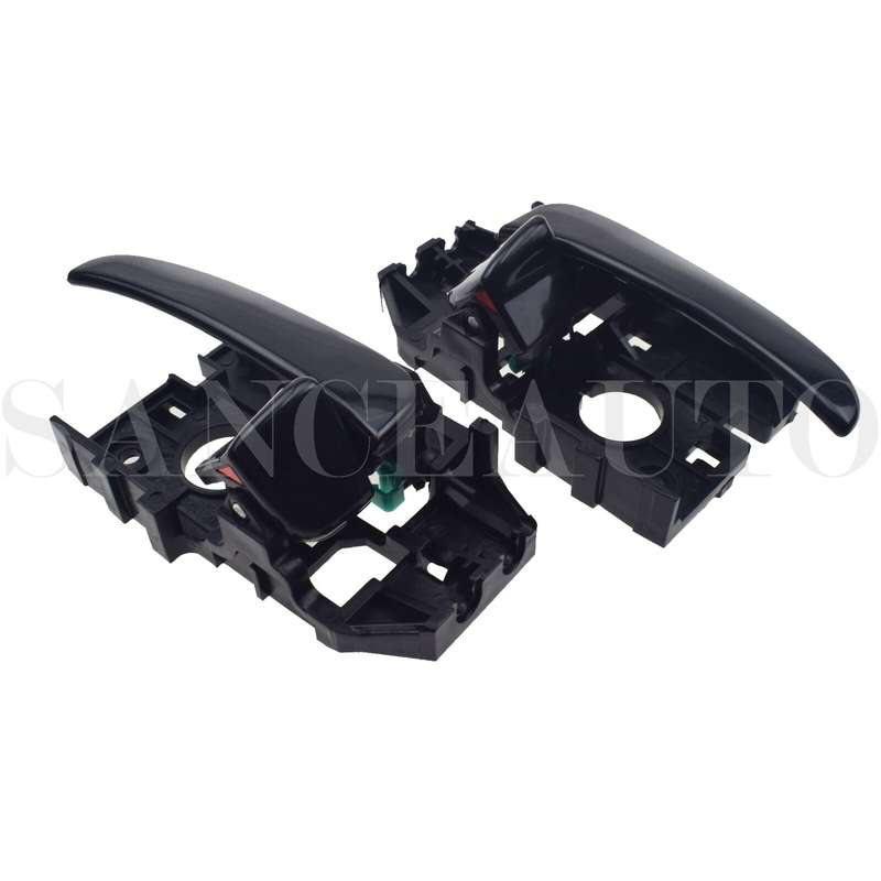 Pair Inside Interior Door Handles Black Left Right For Hyundai Elantra 2001-2006