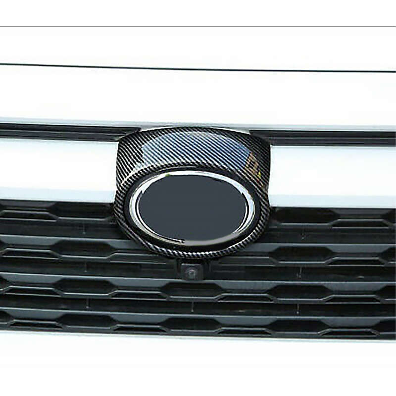 Fit For Toyota RAV4 19-20 Carbon Fiber Front Grille Logo Frame Cover Decoration