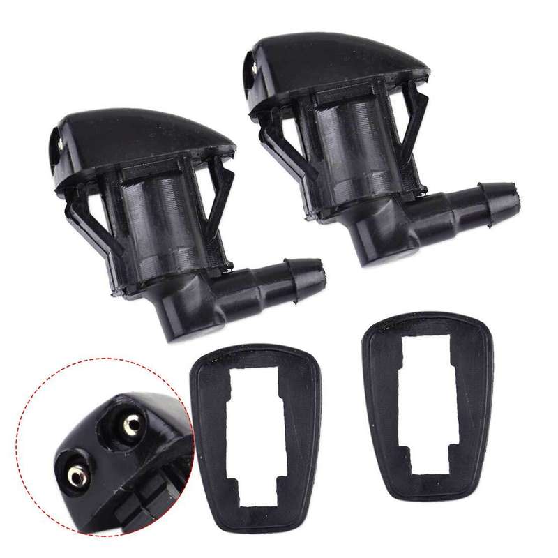 2x Front Windshield Washer Wiper Jet Spray Nozzle Fit for Chevrolet Malibu Dodge