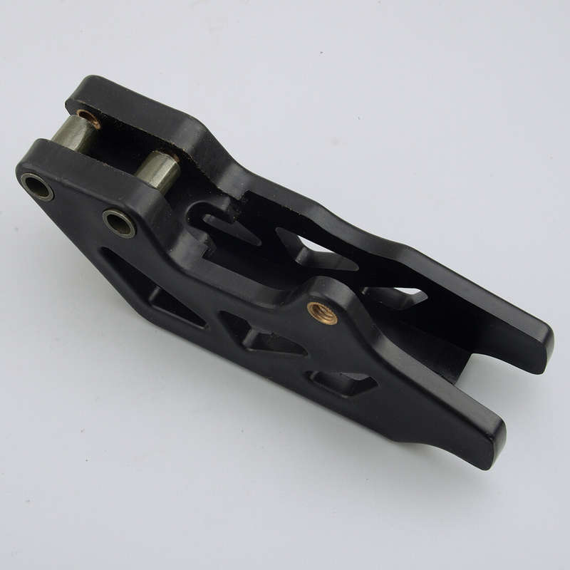 Chain Guide Cover Protector Slider Motorcycle Anti Skid Chain Gear Cover Black.