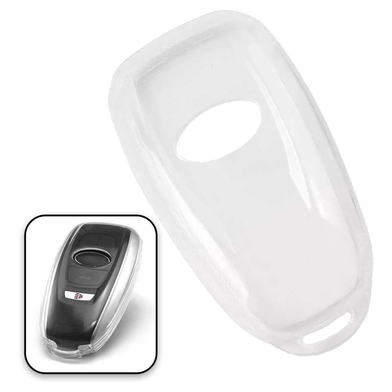 Clear TPU FOB Case Cover Fit For Subaru BRZ Crosstrek Impreza Remote Smart Key