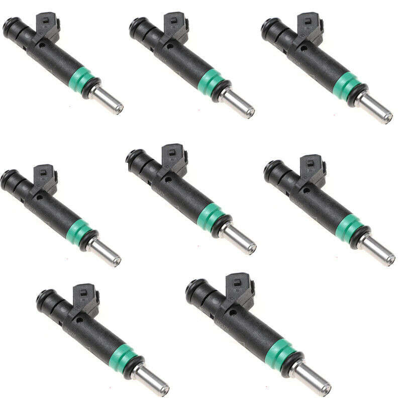 8Pcs 4-Hole Upgrade Fuel Injectors for BMW 750Li 4.8L V8 2006-2008 13647525721