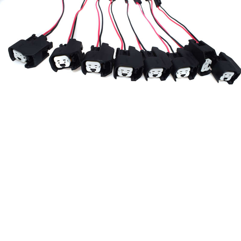 8PCS For LQ4, LQ9 4.8 5.3 6.0 wire Harness to LS2 LS3 LS7 EV6 Injector Adapters