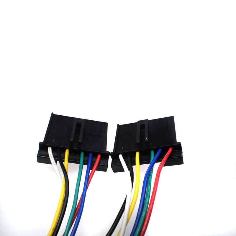 2PCS Rear Stop Tail Lamp Wiring Harness Loom Repair Cable for Ford Transit 00-15