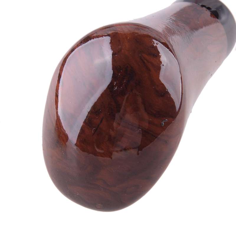 Universal Walnut Wood Grain Color Car Gear Head Manual Gear Shift Knob Durable