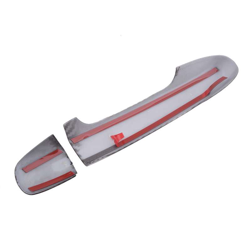 Carbon Fiber Style Exterior Door Handle Cover Trim Decor Fit for Toyota Camry