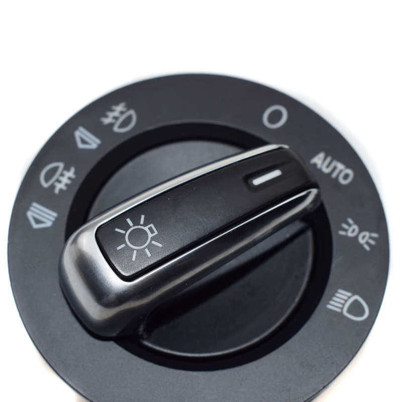 For 04-07 Audi A6 S6 RS6 C6 Q7 Chrome Headlight Control Switch 4F1941531E New