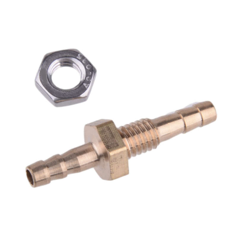 10Pcs 4mm Hose Barb Bulkhead Adapter Connector Fitting