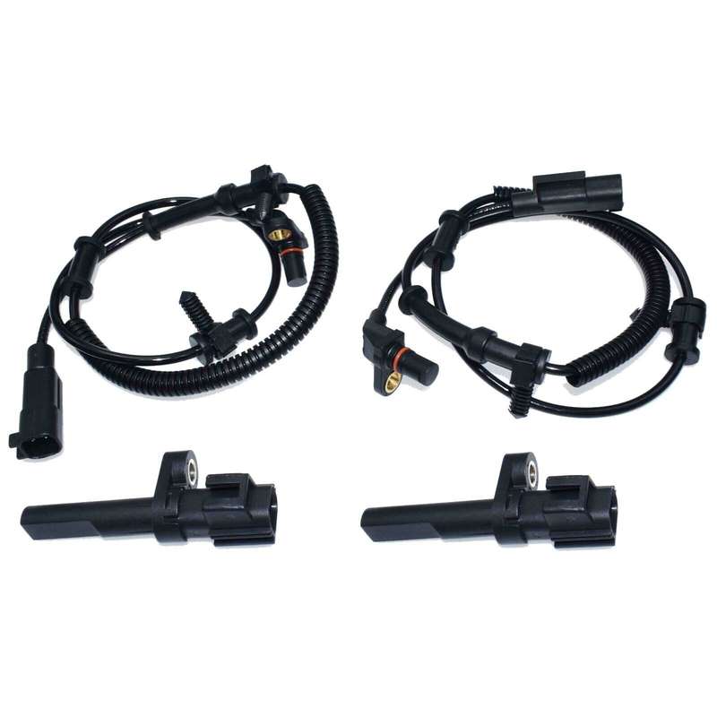 4Pcs Front Rear ABS Speed Sensor Left & Right Fit Ram 1500 2011 2012 68060333AA