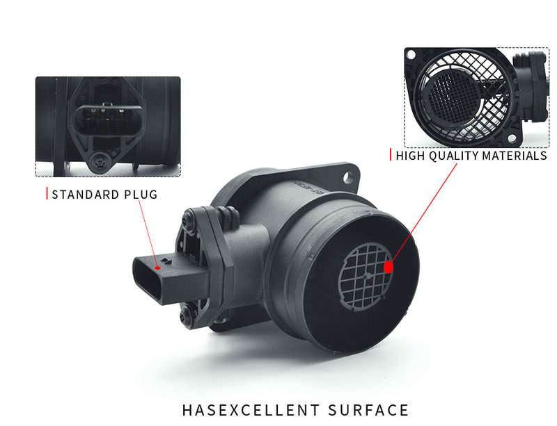 MAF Mass Air Flow Sensor 0281002531 038906461B For 04-06 VW Jetta Golf Beetle