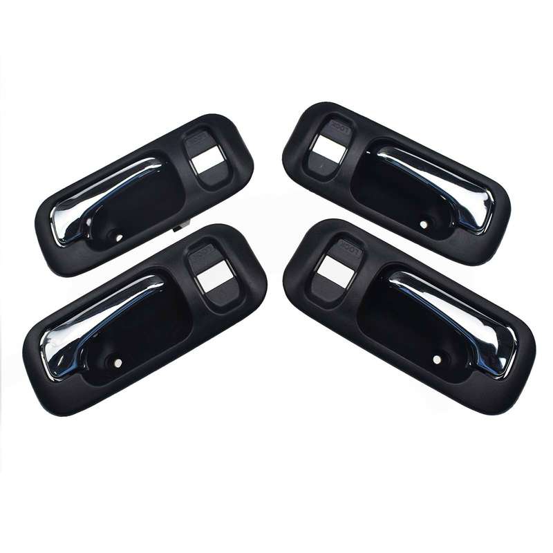 Interior Door Handle Black Front Rear LH RH For 1997-01 Honda CR-V 95-98 Odyssey