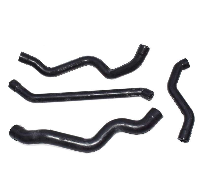 Engine Crankcase Breather Hose Set 4PCS for Mercedes Benz W202 W203 W211 W210