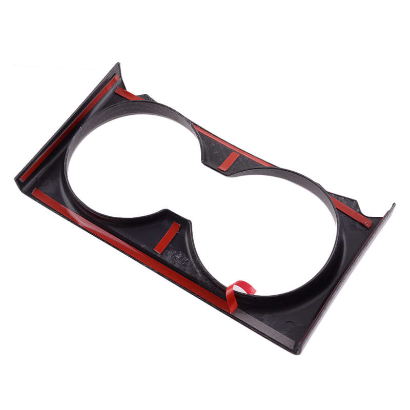 Carbon Fiber ABS Cup Holder Cover Trim Frame Fit for Mazda CX-5 KF 2017-2021
