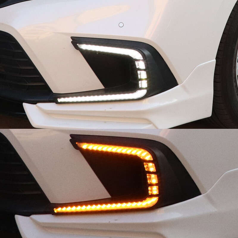 LED Bumper DRL Daytime Running Light Fog Lamps Fit for Honda Civic 2021-2022 New