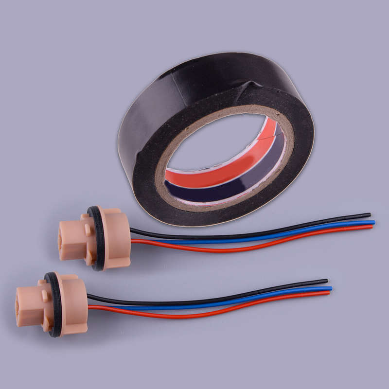 2 x Front Turn Signal Light Lamp Socket Bulb Harness w/ Tape Fit for Nissan