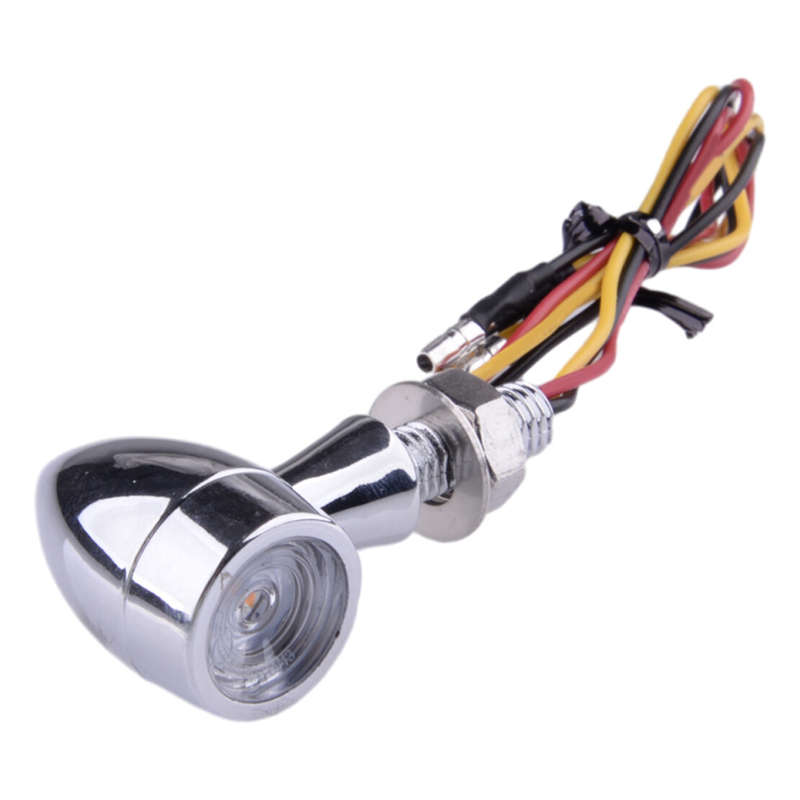 4pcs Motorcycle Mini Turn Signals Lamp Blinker for Dirt Bike Street Bike Use