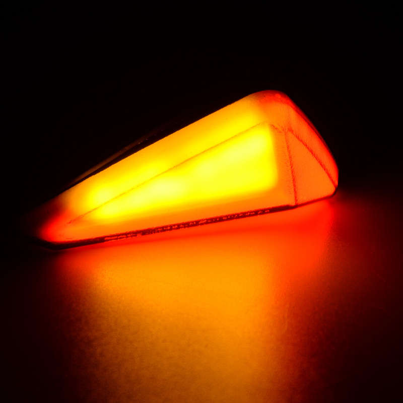 Motorcycle DRL Flush Side Mount Turn Signals Indicators Blinker Light Universal