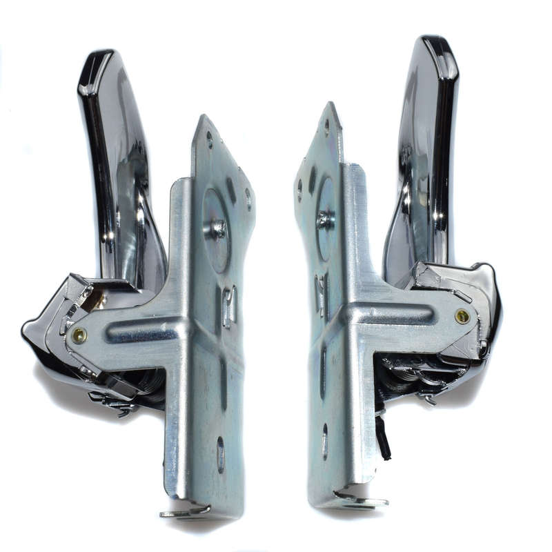 New Pair Inside Door Handles Front Left Right Chrome for Kia 2003-2009 Sorento