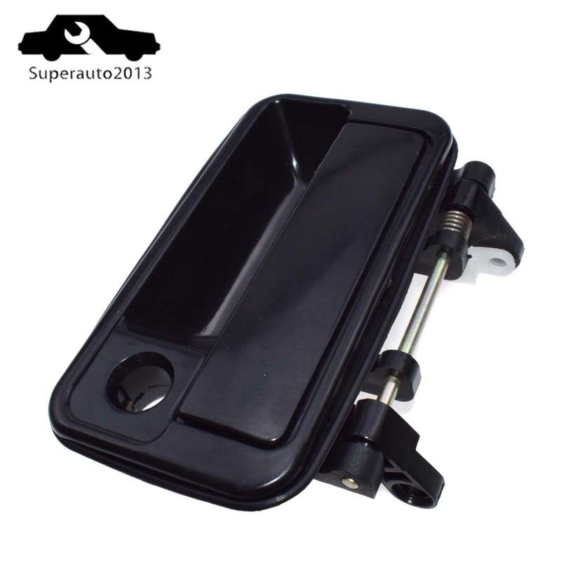 1X Outside Door Handle Front Left Black 8282060B025PK For Suzuki Swift Geo Metro
