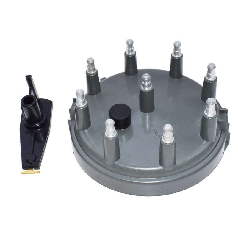 New Distributor Cap & Rotor For FORD MERCURY LINCOLN 76-96 5.0L 6.6L 5.8L 8233