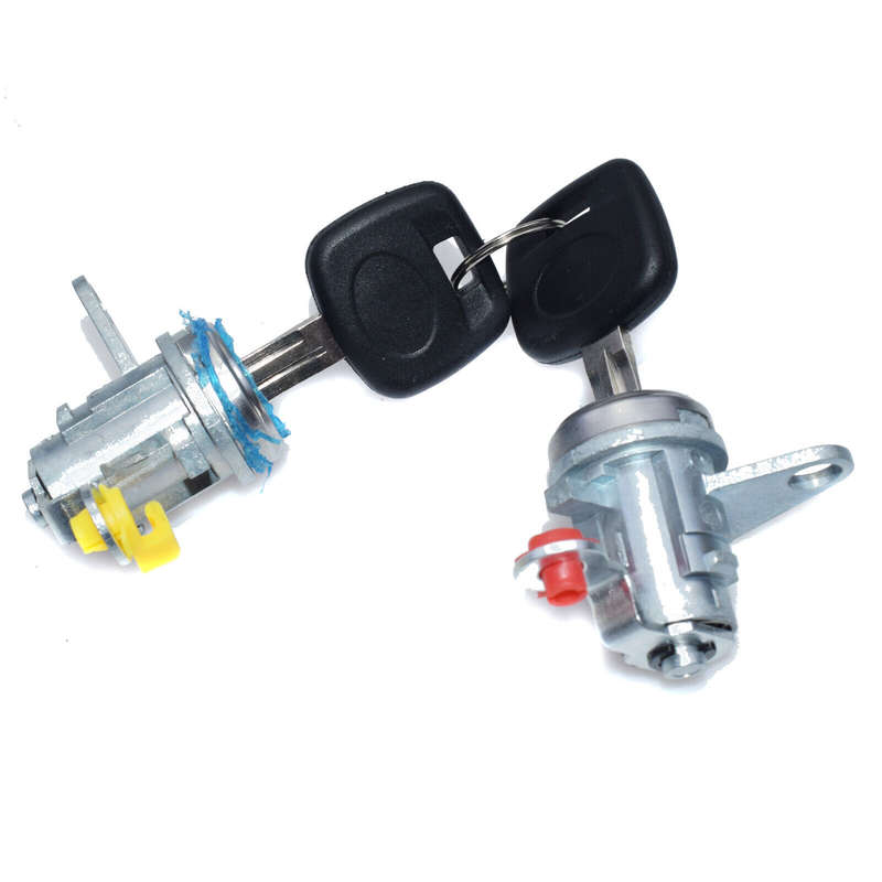 Pair Door Lock Cylinder w/Keys Set 69051-42050 For 1996-2004 Toyota RAV4 New