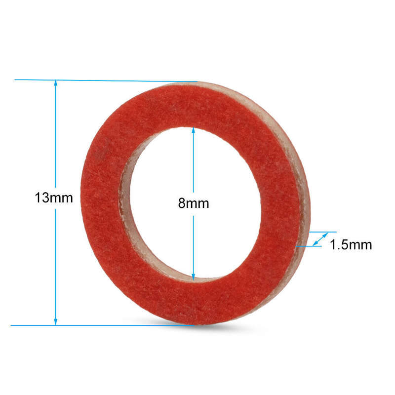 15PCS 90430-08020-00 90430-08003 Lower Unit Drain Plug Gasket Fits Yamaha Red