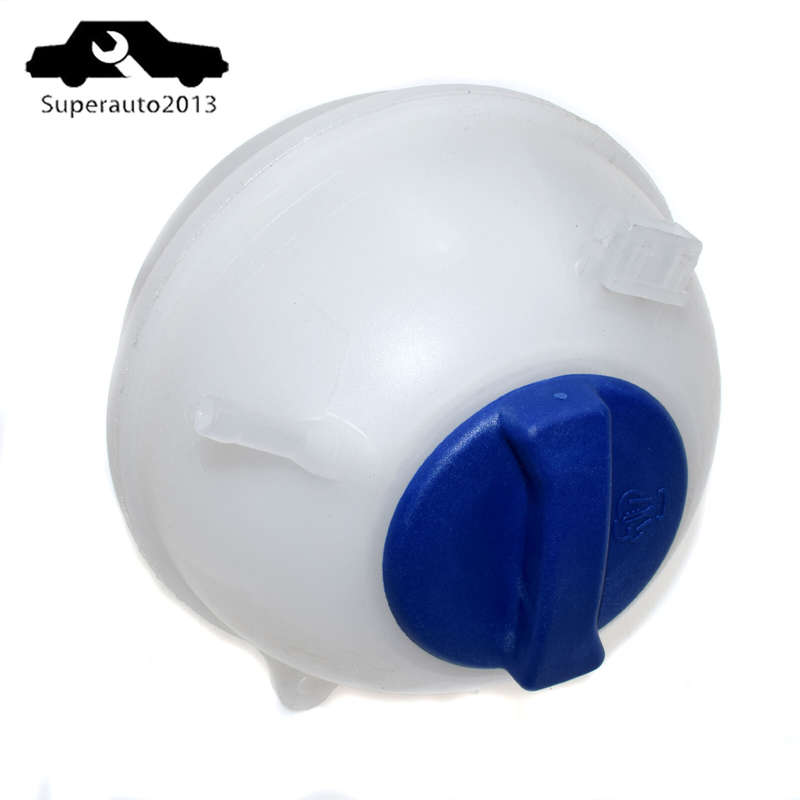 Coolant Reservoir Overflow Tank W/ Cap For VW Jetta Passat Golf MK2 3 1H0121407A