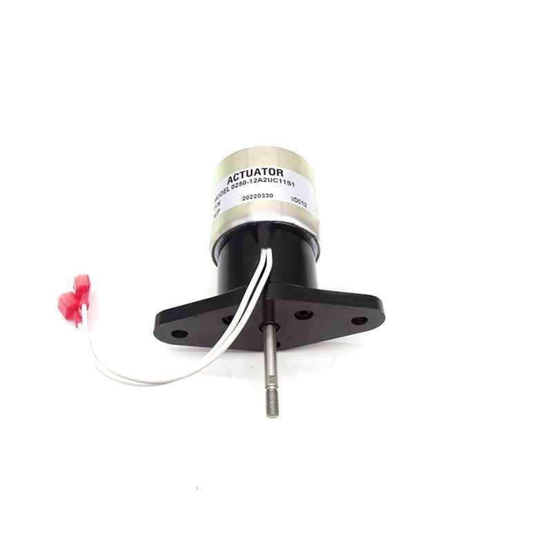 12V Shutoff Stop Solenoid Valve 8250-1502 8250-1501 For Woodward 0250-12A2UC11S