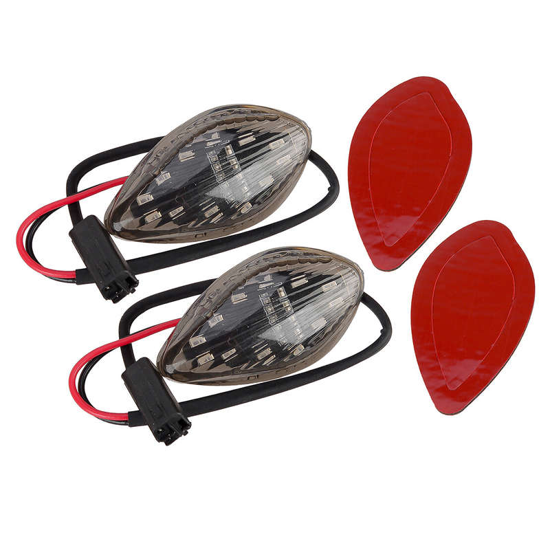 Pair Black Lens Turn Signal Marker Light Lamp fit for Honda Grom 125 13-2019
