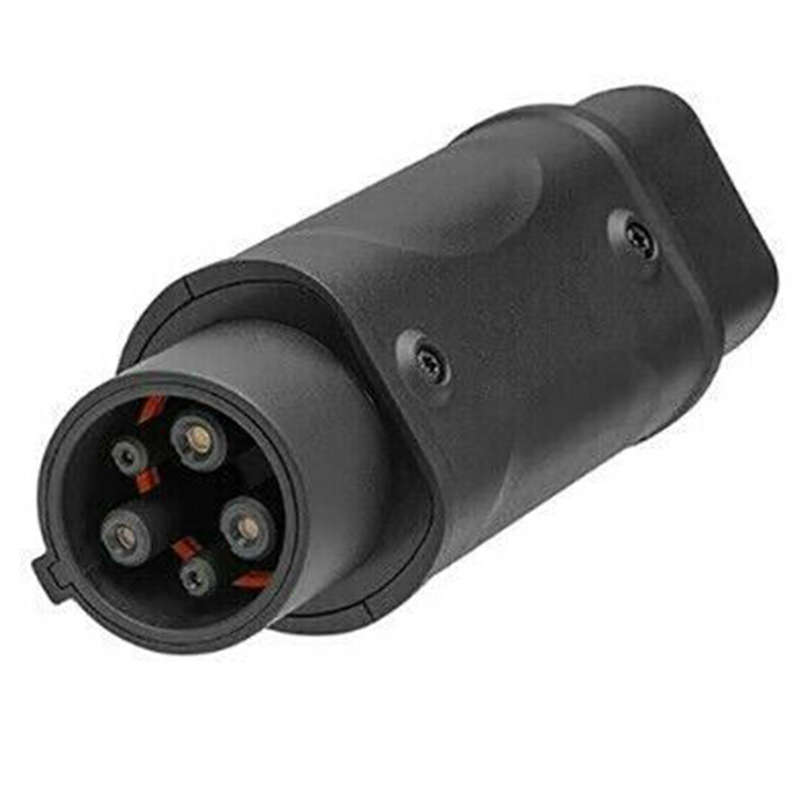 32A EV Charger Converter Charging Station Type 2 to Type1 Electric Car Adapter!