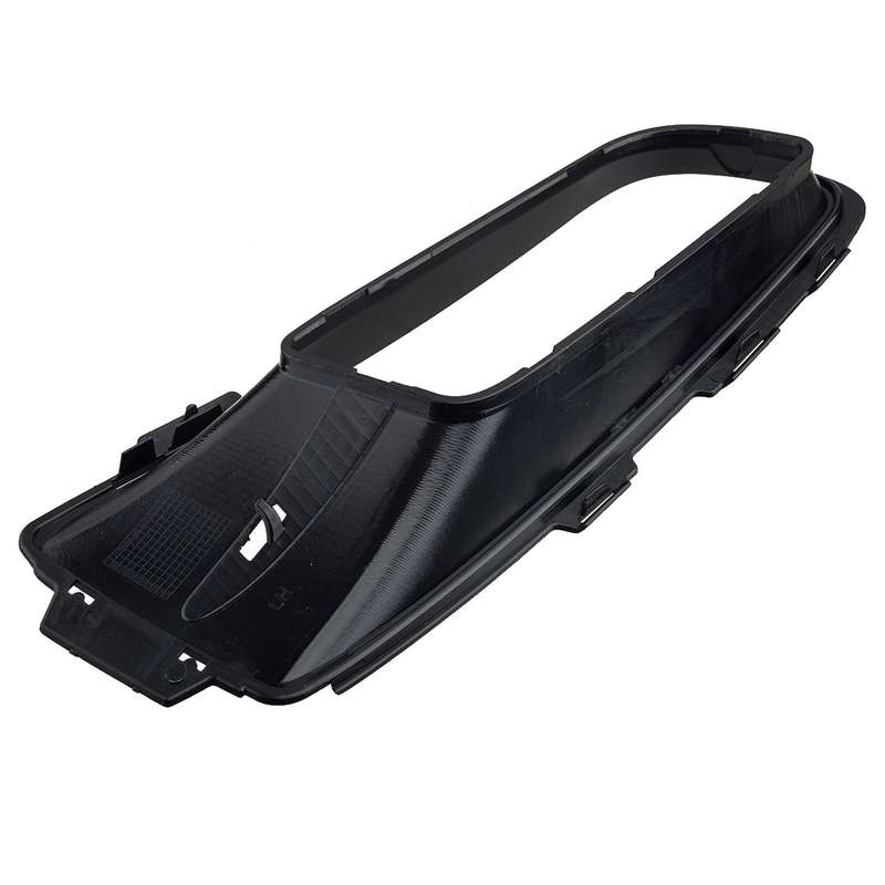 Black Front 2x Lower Bumper Fog Light Grille Trim Fit for 07-2010 BMW X5 E70