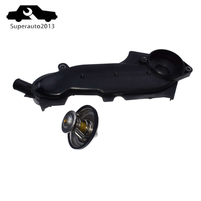 Coolant Thermostat & Housing Kit For Audi A4 A6 Quattro VW Passat 078121121K New