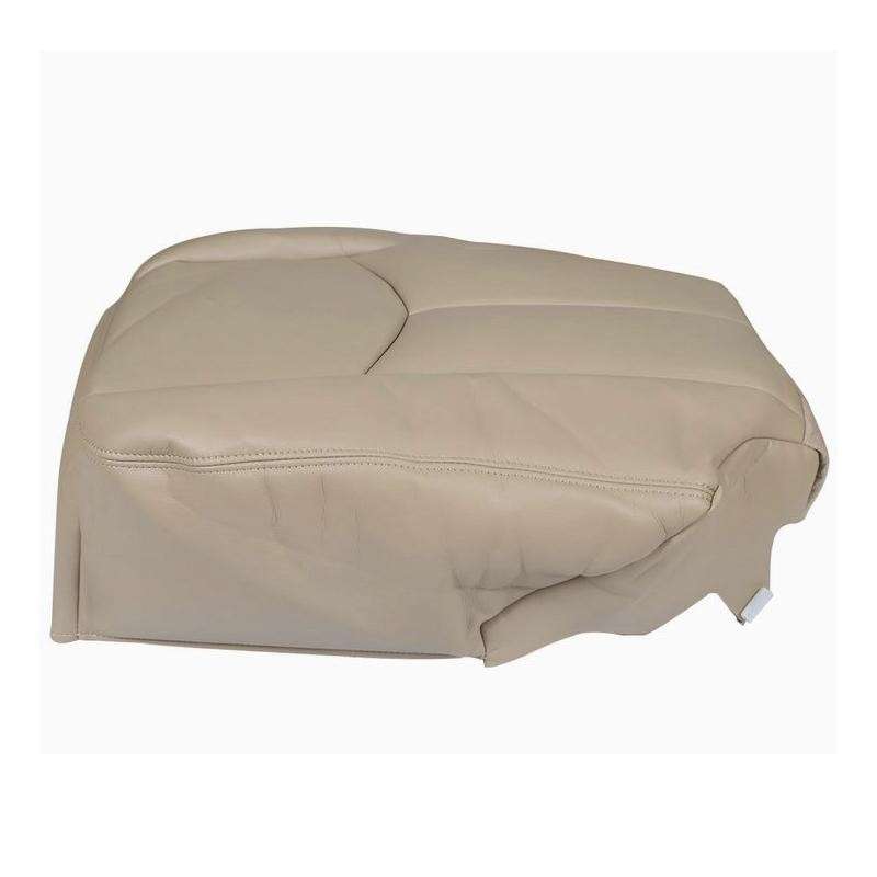 Driver Bottom Seat Cover Beige Fit For GMC Sierra 1500/2500/3500 Chevrolet Tahoe