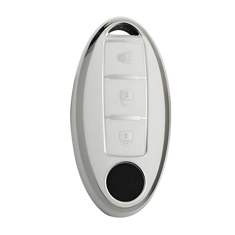 TPU 3 Buttons Remote Key Fob Case Cover Fit For Nissan Qashqai Leaf Juke Tiida