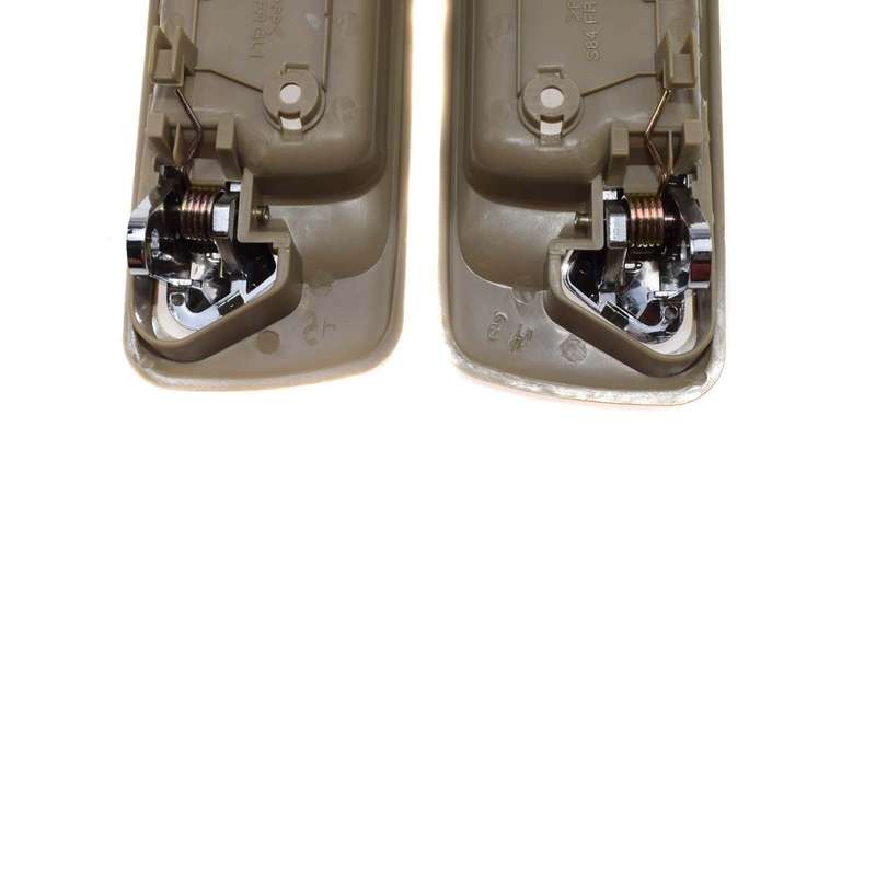 Front Pair Beige Interior Door Handles For 1998-2002 Honda Accord Sedan Odyssey