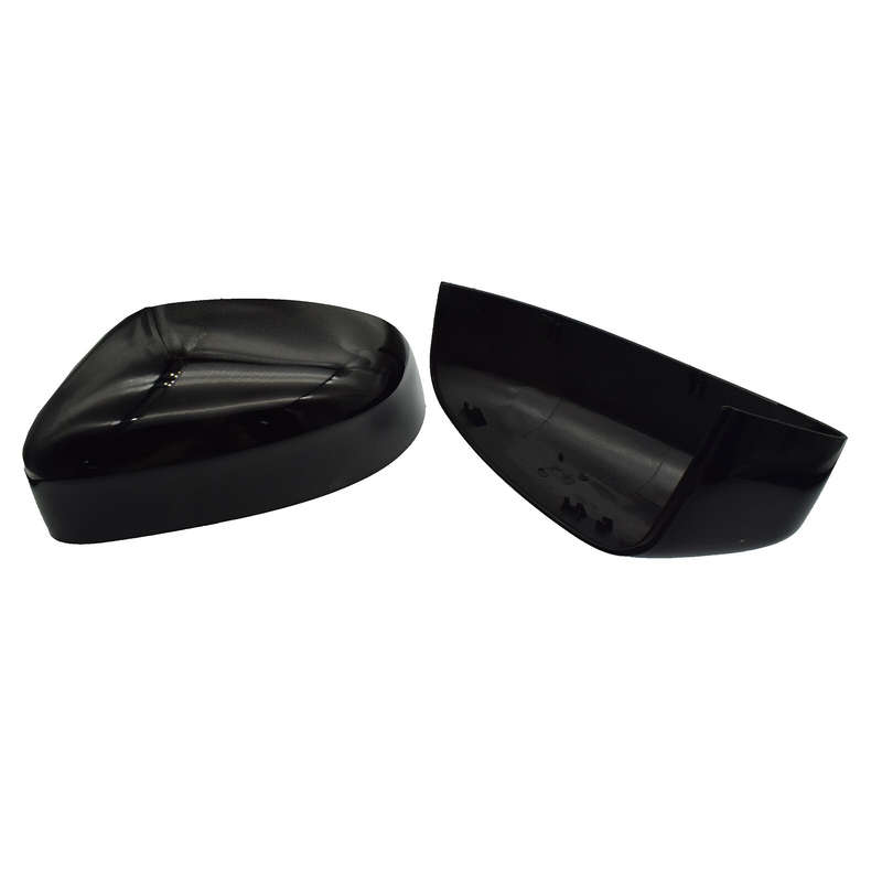 Gloss Black Left Right Rearview Mirror Cover For Ford Focus MK2 MK3 2008-2018
